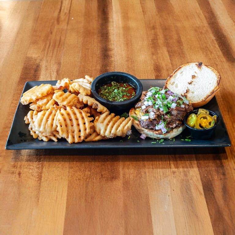 Indulge in Our Smash Burger